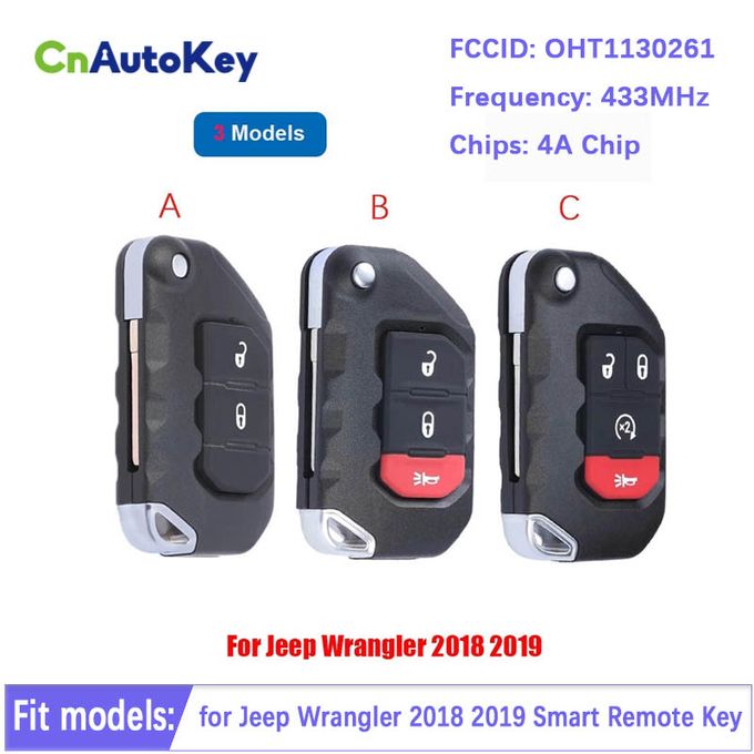 Generic CN086041 For Jeep Wrangler 2018 2019 Smart Remote Auto Car Key Fob  OHT1130261 433MHz 4A Chip 68416784AA-aftermarket @ Best Price Online |  Jumia Kenya
