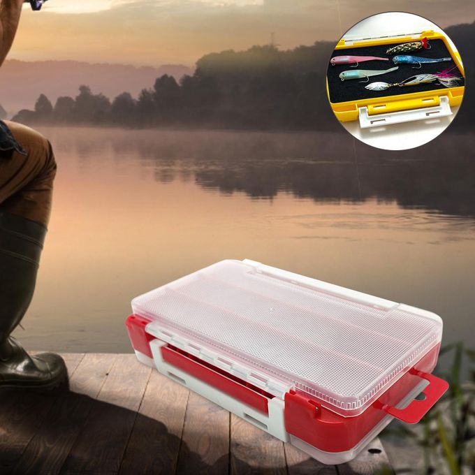 Generic Double Sided Fishing Lure Box For Vest Casting Fly Fishing Red  Small @ Best Price Online