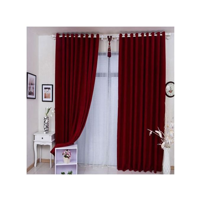 Generic Maroon Curtain Free Sheer Best Price Online Jumia Kenya