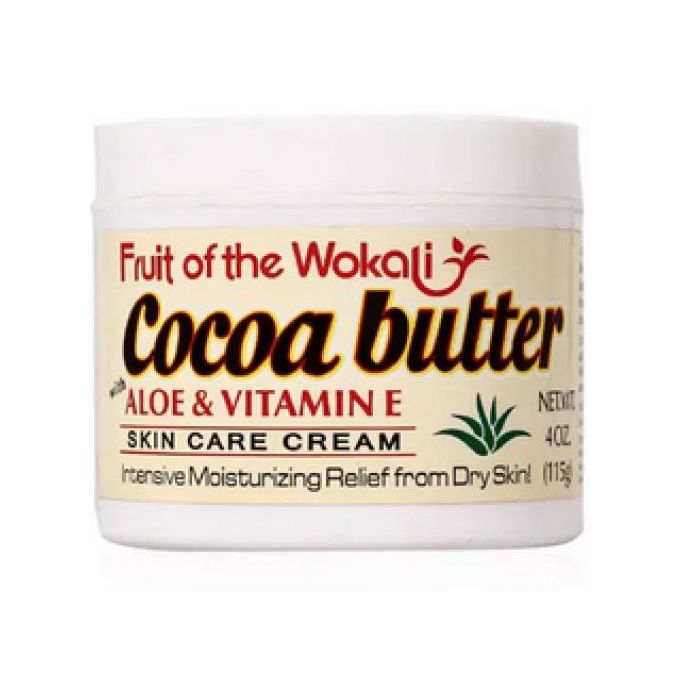 Fruit Of The Wokali Cocoa Butter Moisturizing Cream With Aloe N Vitamin