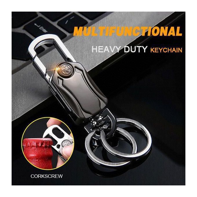 duhgbne fashion heavy duty corkscrew key chain men's car key chain  multifunctional carabiner heavy duty corkscrew key chain for men and women  heavy weight lifting 