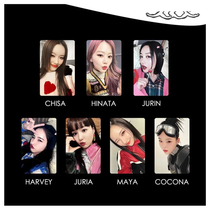 Generic 7pcs set Kpop Xg Kcon 2023 Alphaz Member Selfie