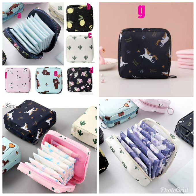 Ladies Tampon Storage Bag Sanitary Pad Pouch Napkin Cosmetic Bags Organizer  Women Makeup Bag Girls Tampon Holder Organizer - AliExpress