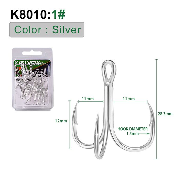 Buy 12 Mm Treble Hook For Fishing online