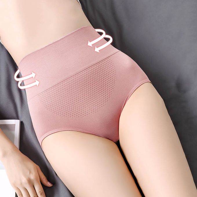 High Waist Women Shapers Slimming Cotton Tummy Control Knickers