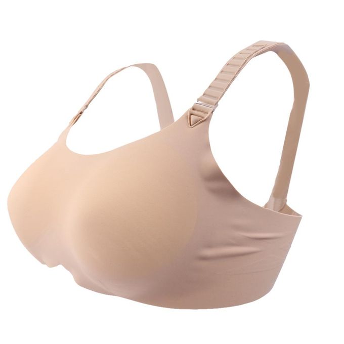 Cheap 1PCS Medical Fake Silicone Breast Concave Breathable Bra