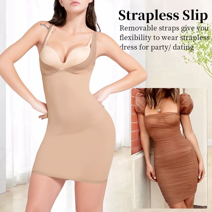 Fashion Women's Dress Sexy Full Slip Shapewear Bodysuit Lingerie