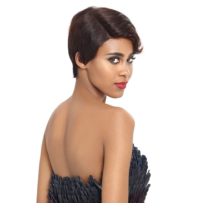 STYLE ICON Short Human Wigs Nature Hand tied Swiss Lace Wigs Human