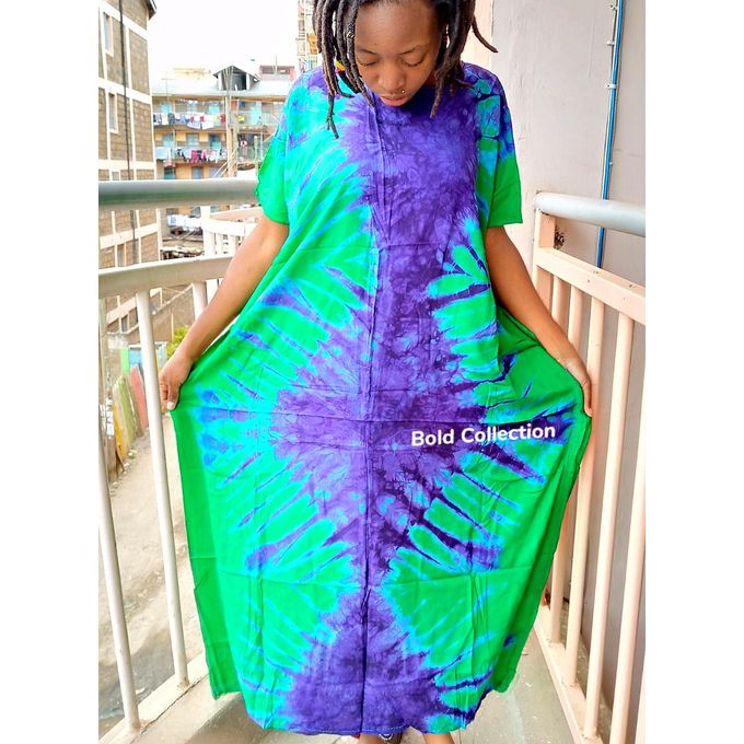 Tie dye clearance dress long