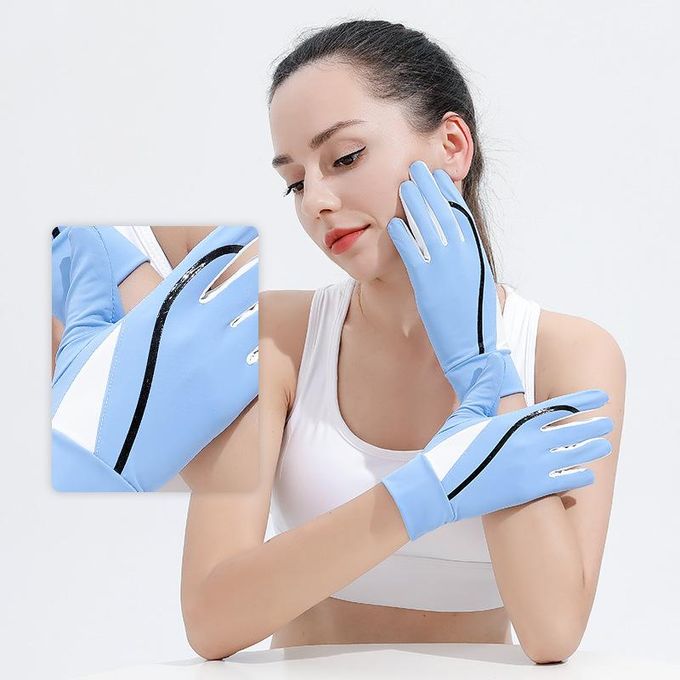 Generic Summer Ice Silk Sun Protection Gloves Women's Thin Driving Touch  Screen Breathable Fishing Gloves Men's Cool Quick-Drying DF @ Best Price  Online