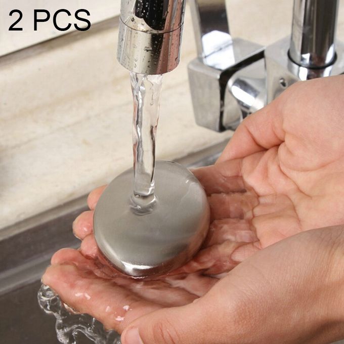 2Pcs Odor Removing Bar stainless steel hand soap Stainless Steel