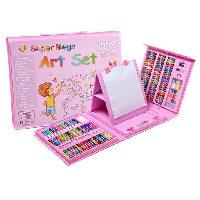 Kids Art Colouring Case Kit Painting Drawing Set-208 Pcs in Nairobi Central  - Toys, Online Soko