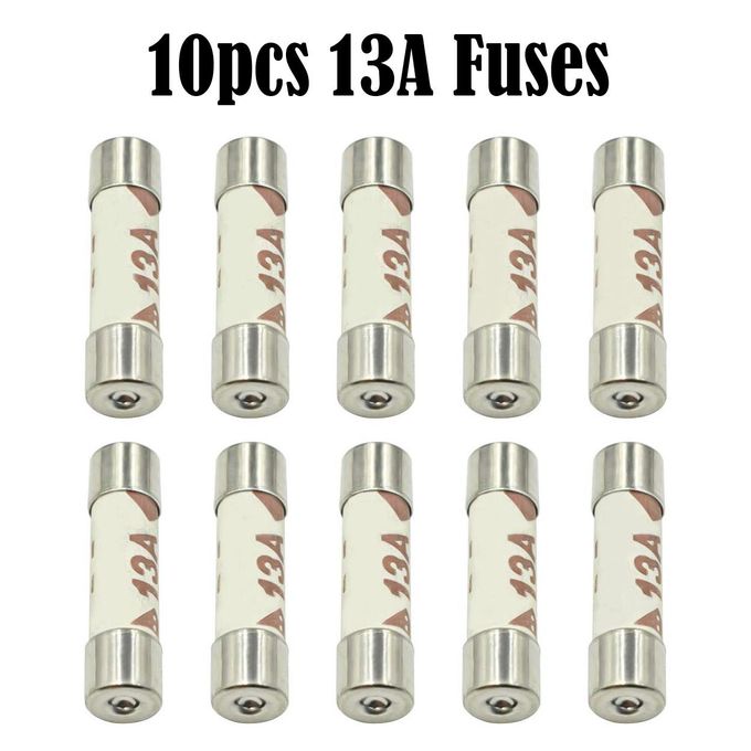 13 AMP Fuses for Domestic Household Plug Top Kettle Toaster Microwave  Fridge