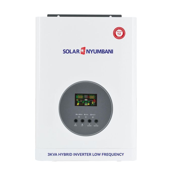 Solar Nyumbani 3KVA 24V 60A MPPT Hybrid Inverter