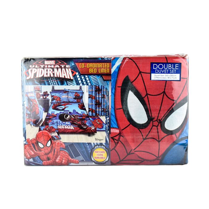 H B Spiderman Slinger Double Duvet Cover Set Best Price Online