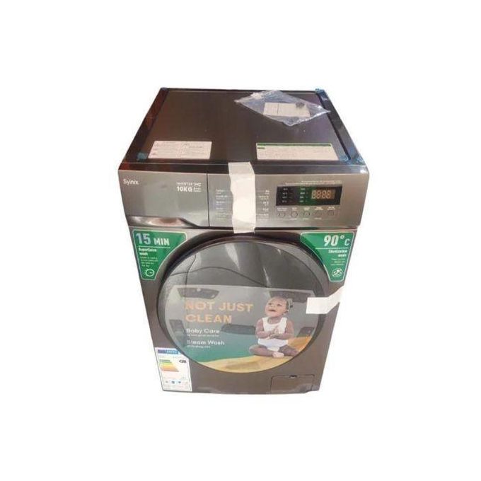 Syinix 10KG Front Load Fully Automatic Washer Dryer Combo - Energy Efficient, Quiet Operation