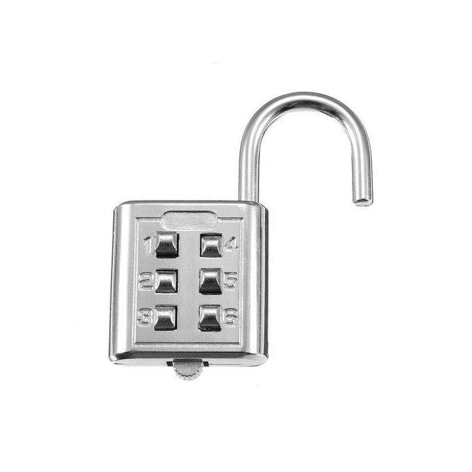 push button padlock