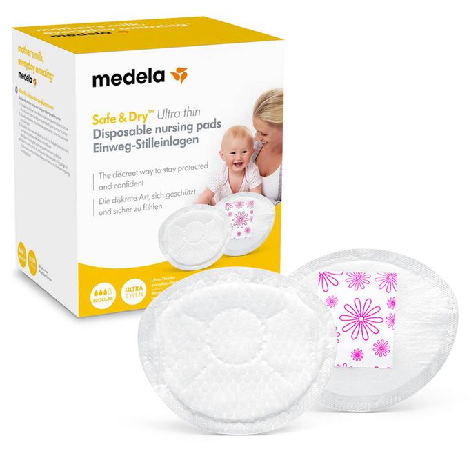 MEDELA SAFE AND DRY ULTRA THIN DISPOSABLE NURSING PADS 30's