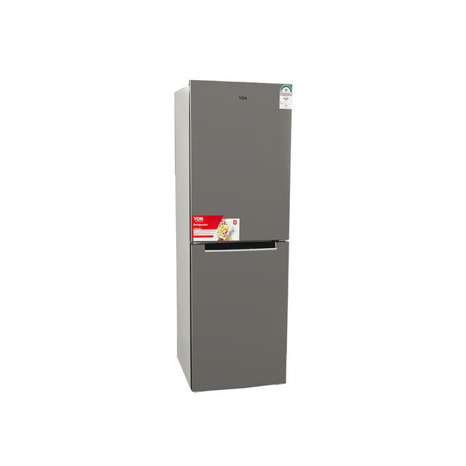 product_image_name-VON-VARB-33NHS Fridge, Bottom Mount Freezer, 253L - Silver-3