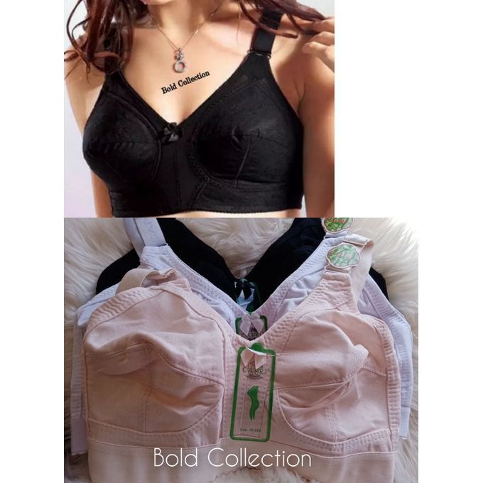 Capri Full Coverage Bra Cotton Bra Non Padded Cotton Bra for Women Plus  Size Wide belt and shoulder strap for saggy breast – Basic Lingerie