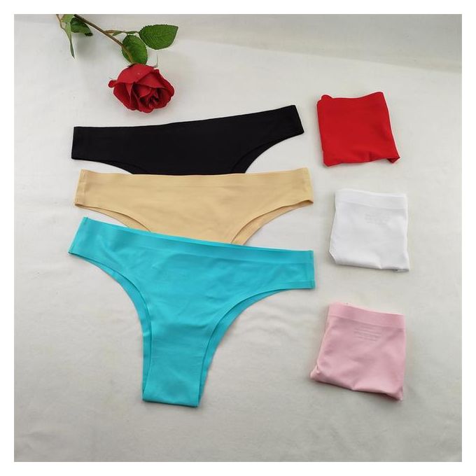 3Pcs/Set Summer Ultra-thin Tanga Underwear Plus Size Woman Ice Silk  G-strings Ladies Seamless Panties Female Thongs Pack - AliExpress