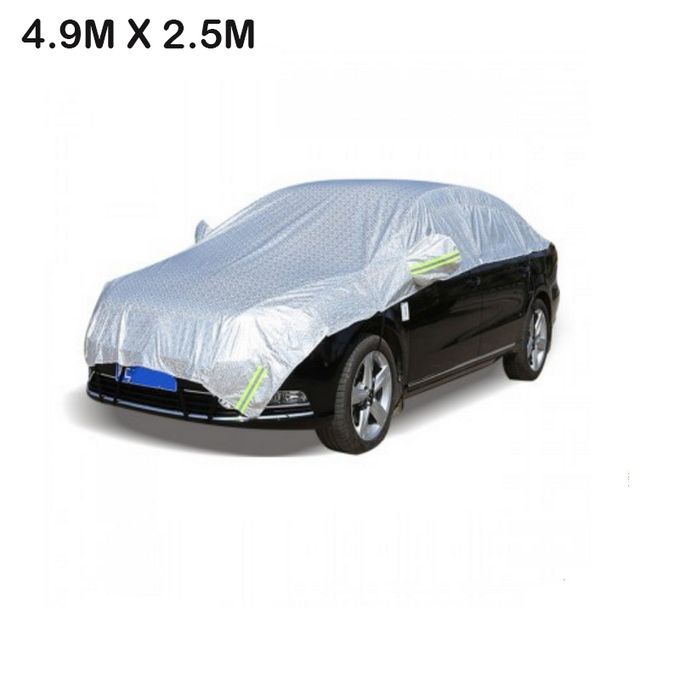 Generic (4.9 X 2.5M)Universal Car Half Cover Sunshade Size M/L/XL Indoor  Outdoor Sun UV Snow Dust Resistant Protection Car Cover For Sedan SUV @  Best Price Online