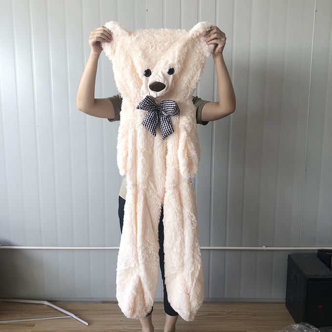 60CM to 200CM cheap giant unstuffed empty teddy bear bearskin coat