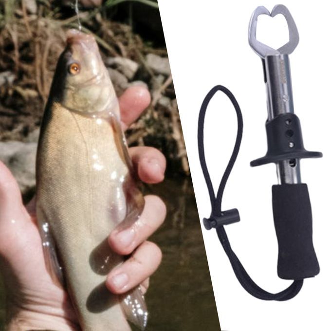 Generic Fish Lip Gripper Portable Stainless Steel Fish Grabber