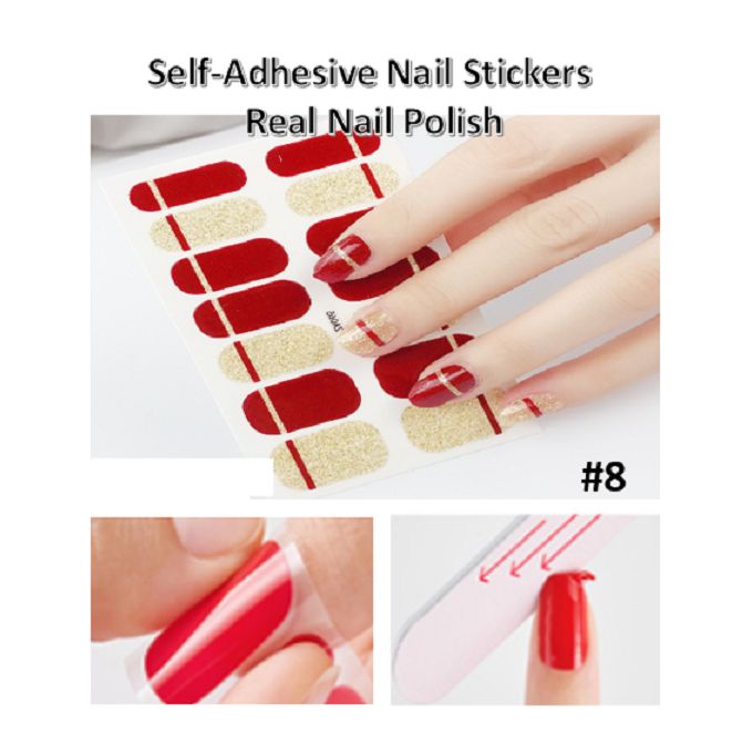 Self adhesive deals nail stickers