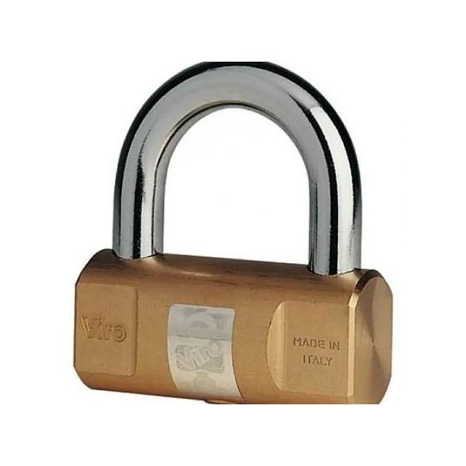 product_image_name-Viro-Solid Brass Cylindrical Padlock 70mm-1