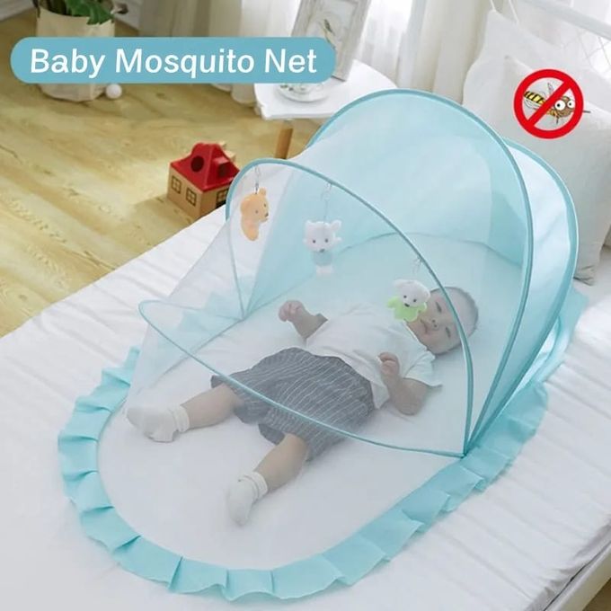 Generic Convenient Foldable Baby Umbrella Mosquito Net @ Best