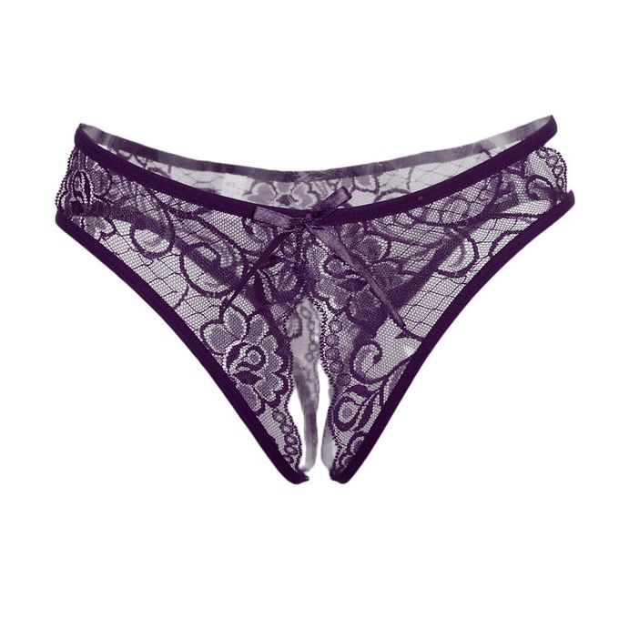 Buy Ladies' sexy underwear, open crotch, lingerie, open tine pants,  transparent trunks and lace Online at desertcartNorway