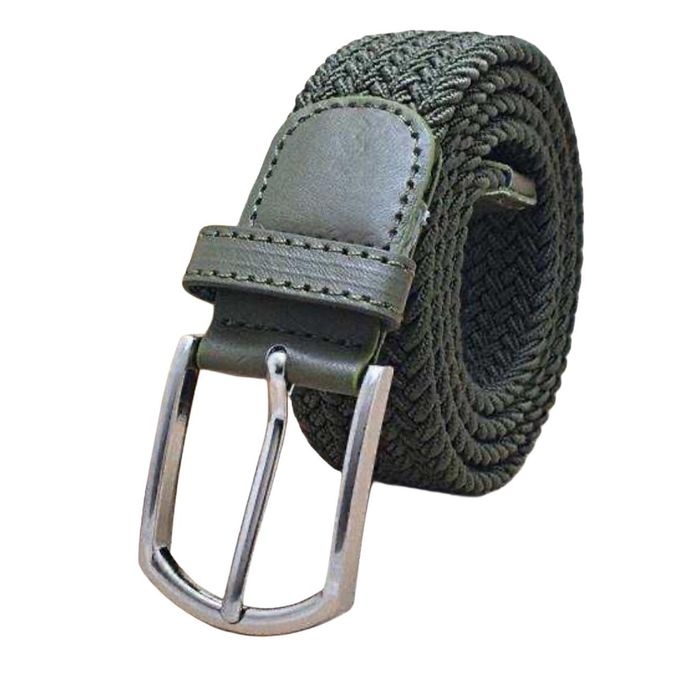 Fashion Unisex Jungle Green Sisal Belt - Woven, Durable