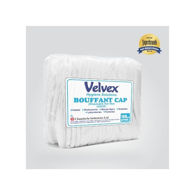 Velvex White Hair Nets 15 Inches 100 Pack Best Price Online