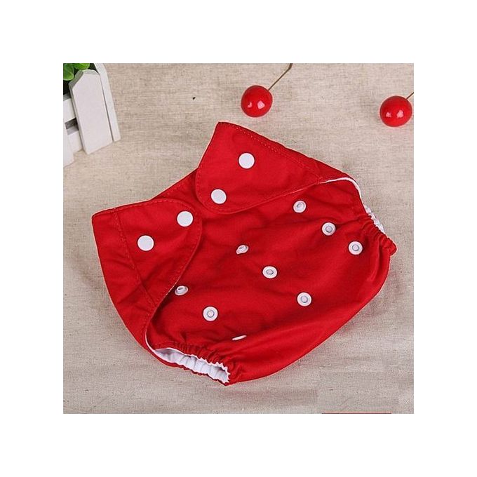 Generic Washable Reusable Adjustable Baby Diaper With 2 Inserts