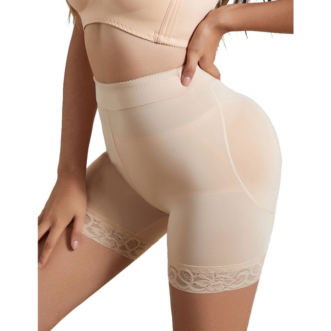 REJOON Women Butt Lifter Hip Enhancer Padded Shapewear Tummy Control  Panties Slim Underwear Body Shaper Removable Padding (Color : Skin, Size :  S.)