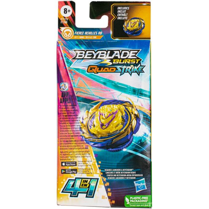 Beyblade Burst QuadStrike Fierce Achilles A8 Single Pack