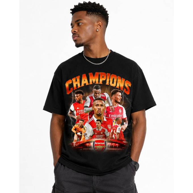 champion 　vintage football t-shirt Fashion Champions Vintage Football Graphic T-Shirt For Men