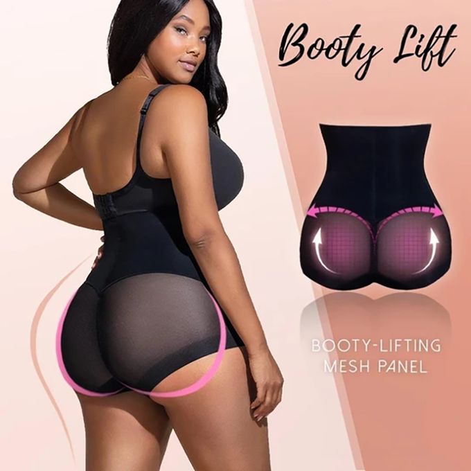 Cross Compression Abs Shaping Pants Tighten Underwear Women High Waist  Panties Slimming Shapewear for Daily Wear-Skin Color