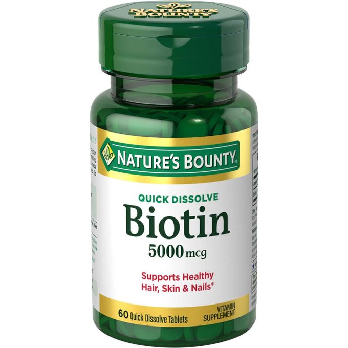 Nature S Bounty Biotin 5000mcg Hair Growth Best Price Online