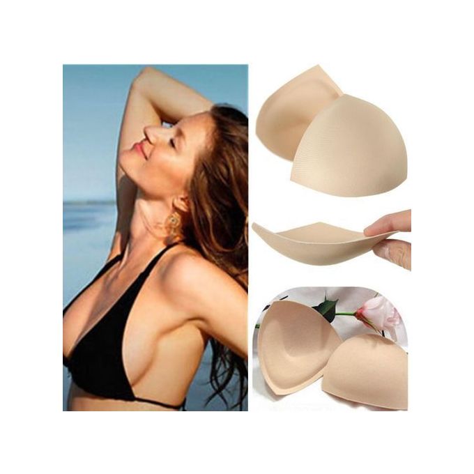 1 Pair Removable Bra Pads Inserts Foam Sponge Push Up Swimwear Beachwear  BDOR