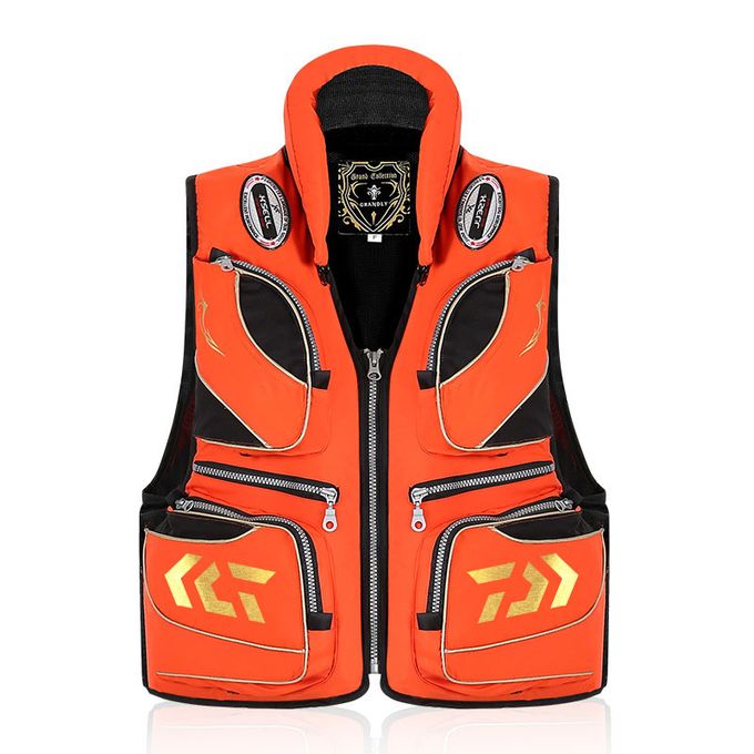 Generic Outdoor Sports Men's Fishing Life Jacket Multiple Pockets  Professional @ Best Price Online