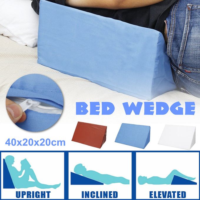 Bed Wedge Pillow Foam Body Positioner Elevate support Back Neck Pain Leg  Rest