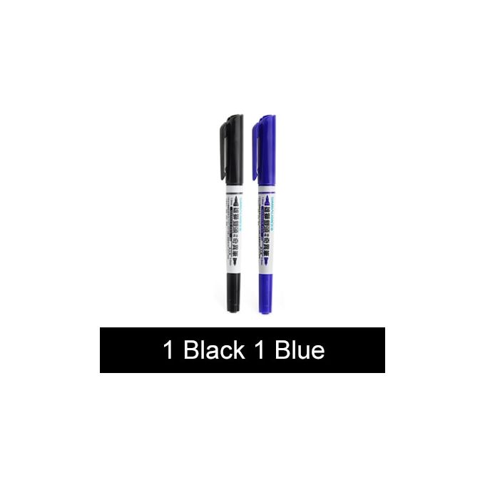 Simbalion Permanent Marker 1.0mm Alcohol Ink Color Felt Tip Pen Scrapbook  Markers White Pen Black
