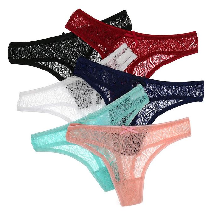 Fashion 6 Pieces Ladies Sexy Panties Set-Multicolors @ Best Price Online