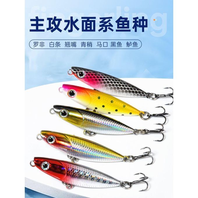 Generic 3.2 Lure Micro Bait Water Surface Floating Pencil Lure 1.8G  Floating Mino White Strip 5.5 @ Best Price Online