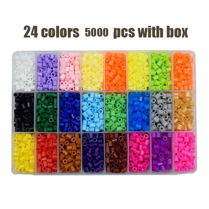 Perler Beads Kit 5mm Kit Hama Beads Creative 3D Puzzle Full Set