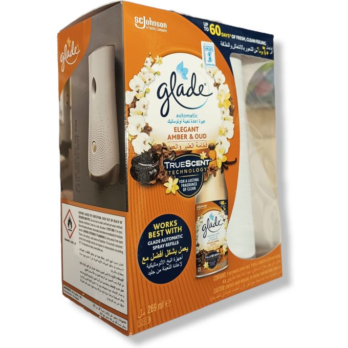 Glade Automatic Air Freshener/Fragrance Elegant Amber & Oud Best