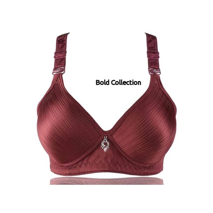 Dhyani fashion Skin colour best trendy light padded bra for heavy bust  sports fancy bra (Buy 1 Get 1 Free)