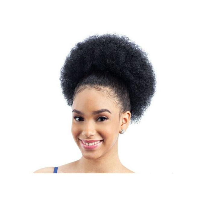 Fashion Free Gift Inside Afro Hair Bun Extension Colour 2 Black